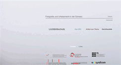 Desktop Screenshot of fotografie-urheberrecht.com